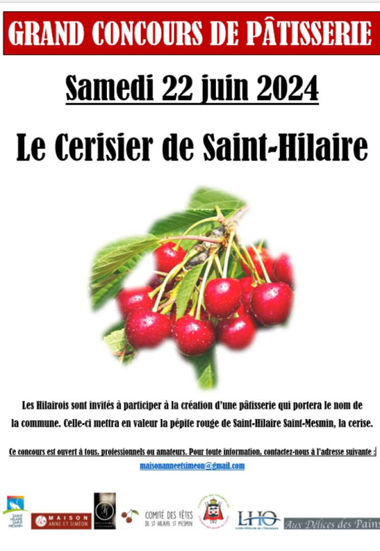 CONCOURS DE PATISSERIE LE CERISIER DE ST HILAIRE